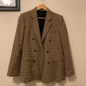 ZARA CHECK BLAZER